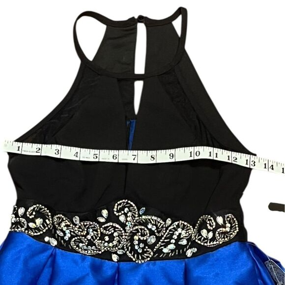 Elegant Black and Blue Junior’s Dress, Size 1/2, NWT - Picture 7 of 13